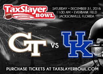 2016 TaxSlayer Bowl | Georgia Tech vs. Kentucky | 12.31.16 | 11AM